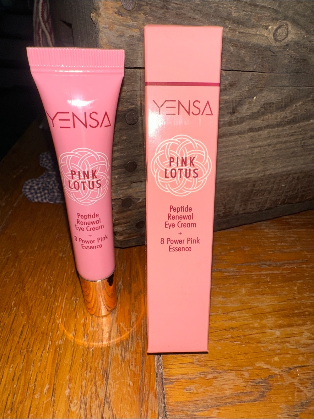 YENSA Pink Lotus Peptide Renewal Eye Cream - Pink